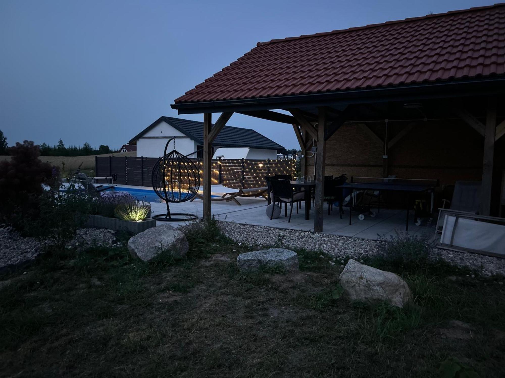 Villa Koniec Swiata Dom 84M2 Z Balia à Mikołajki Extérieur photo